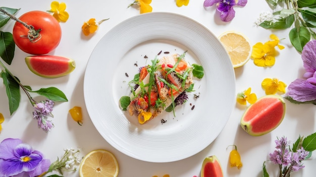 Półmisek z potrawą